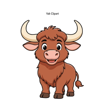 Free Yak Vector Clipart (PNG, SVG) to Edit Online