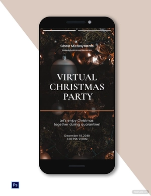 Christmas Party Instagram Story Template