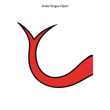 Free Snake Tongue Clipart to Edit Online