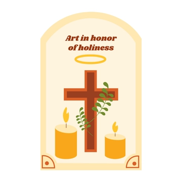 Free All Saints' Day Illustration Template to Edit Online