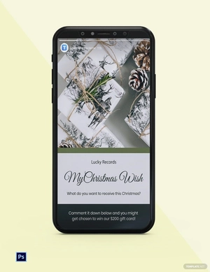 Christmas Wish Instagram Story Template