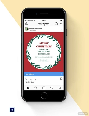 Christmas Eve Instagram Post Template