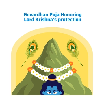 Free Govardhan Puja Mountain Template to Edit Online