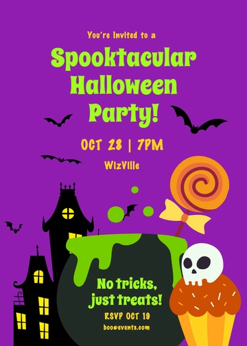 Free Halloween Invitation Template to Edit Online