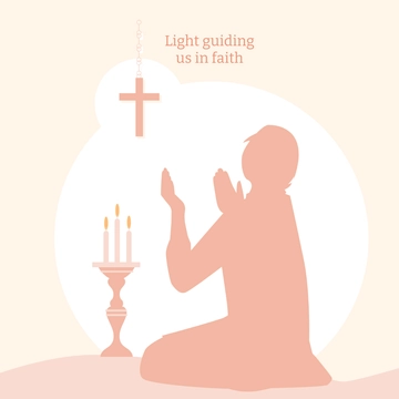 Free All Saints' Day Silhouette Template to Edit Online