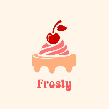 Free Frosted Cake Logo to Edit Online