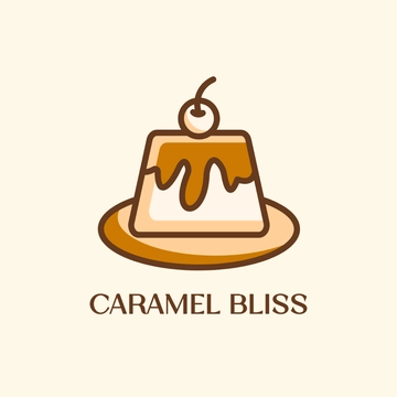 Free Caramel Sweets Logo to Edit Online
