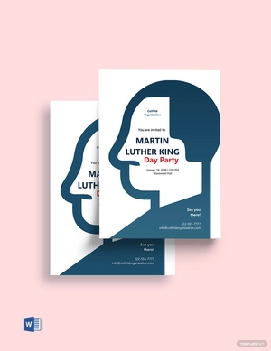 Martin Luther King Day Event Invitation Template