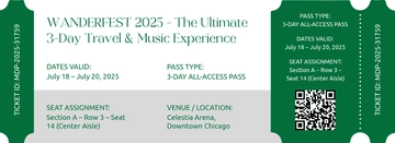 Free Multi-Day Boarding Pass Ticket to Edit Online