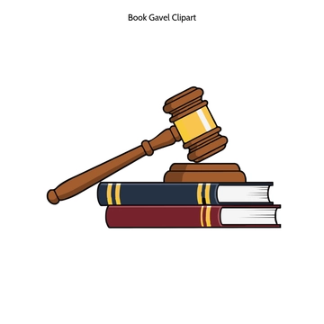 Free Book Gavel Vector Clipart (PNG, SVG) to Edit Online
