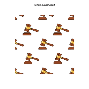 Free Pattern Gavel Vector Clipart (PNG, SVG) to Edit Online