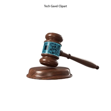 Free Tech Gavel Vector Clipart (PNG, SVG) to Edit Online