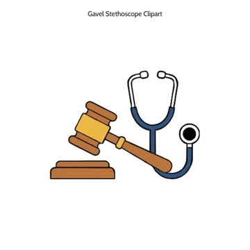 Free Gavel Stethoscope Vector Clipart (PNG, SVG) to Edit Online