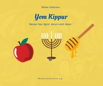 Free Creative Yom Kippur Ad Banner Template to Edit Online