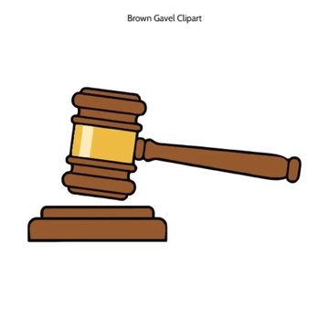 Free Brown Gavel Vector Clipart (PNG, SVG) to Edit Online