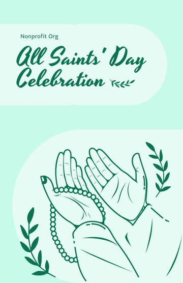 Free All Saints' Day Template to Edit Online
