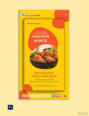 Advertising Facebook Story Template