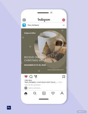 Christmas Offers Instagram Post Template