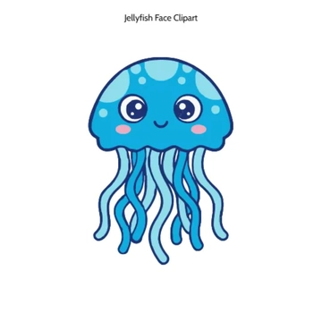 Free Jellyfish Face Emoji Clipart (PNG, SVG) to Edit Online