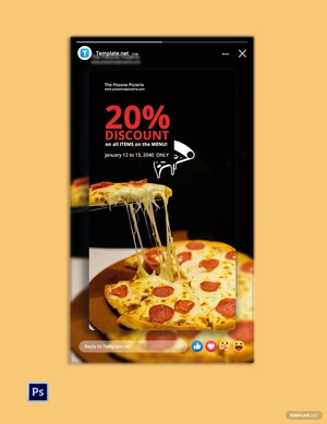 Food Facebook Story Template