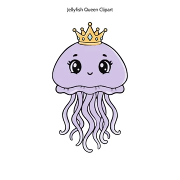 Free Jellyfish Queen Clipart (PNG, SVG) to Edit Online