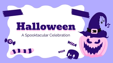 Free Colorful Halloween Presentation Template to Edit Online