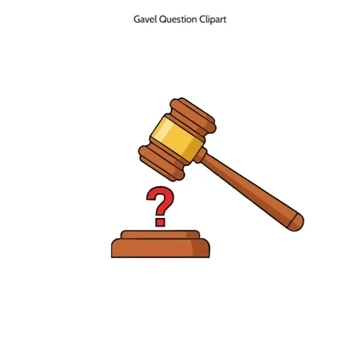 Free Gavel Question Vector Clipart (PNG, SVG) to Edit Online