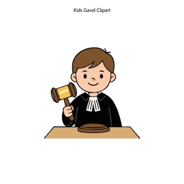 Free Kids Gavel Vector Clipart (PNG, SVG) to Edit Online