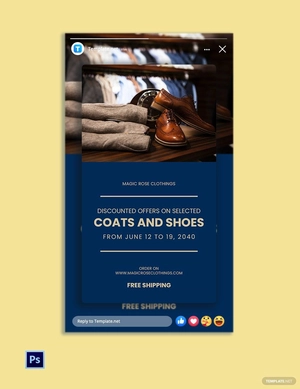 Marketing Facebook Story Template