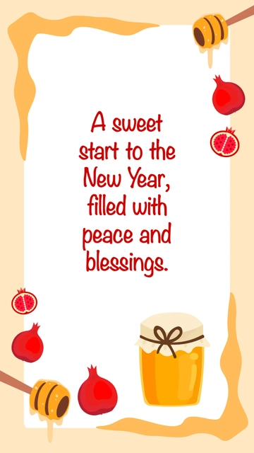 Free Rosh Hashanah Background Template to Edit Online