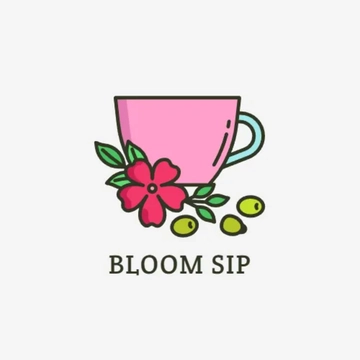 Free Floral Cafe Logo to Edit Online