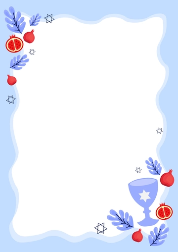 Free Rosh Hashanah Border Template to Edit Online