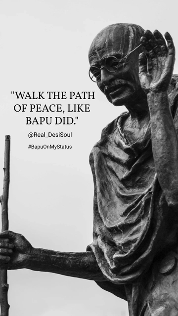 Free Gandhi Jayanti Whatsapp Status Image Template to Edit Online