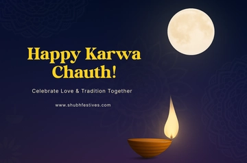 Happy Karwa Chauth Banner Template