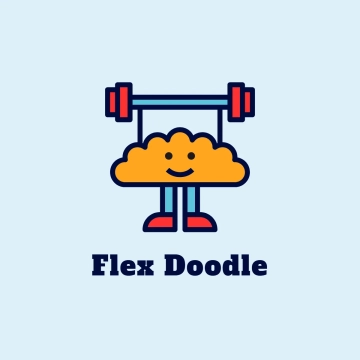 Free Fitness Cartoon Logo to Edit Online