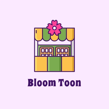 Free Flower Shop Cartoon Logo to Edit Online
