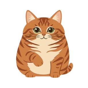 Free American Wirehair Clipart Flat Vector Cat Clipart Template to Edit Online