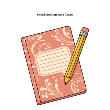 Free Pencil and Notebook Vector Clipart (PNG, SVG) to Edit Online