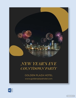 New Year Countdown Flyer Template