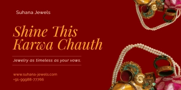 Free Karwa Chauth Jewelry Sale Template to Edit Online