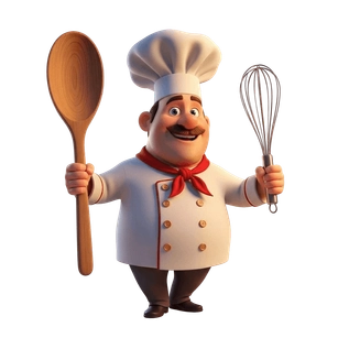 Free 3D Pixar Chef Clipart Template to Edit Online