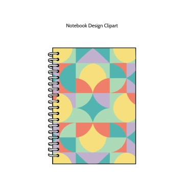 Free Notebook Design Vector Clipart (PNG, SVG) to Edit Online