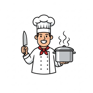 Free Culinary Chef Clipart Template to Edit Online