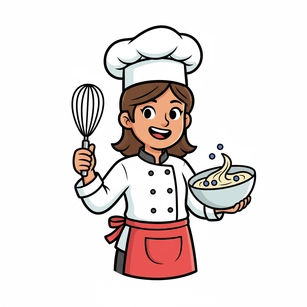 Free Female Chef Clipart Template to Edit Online