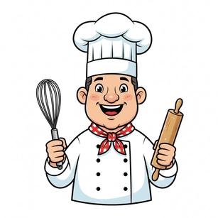 Free Male Chef Clipart Template to Edit Online