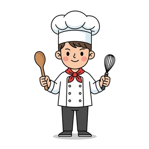 Free Boy Chef Clipart Template to Edit Online