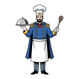 Free Royal Chef Clipart Template to Edit Online