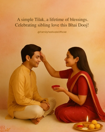 Free Tilak Bhai Dooj Facebook Post Template to Edit Online