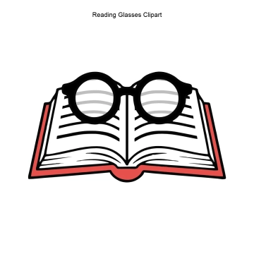 Free Reading Glasses Vector Clipart (PNG, SVG) to Edit Online