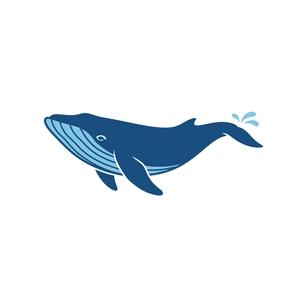 Free Minimal Whale Clipart Template to Edit Online